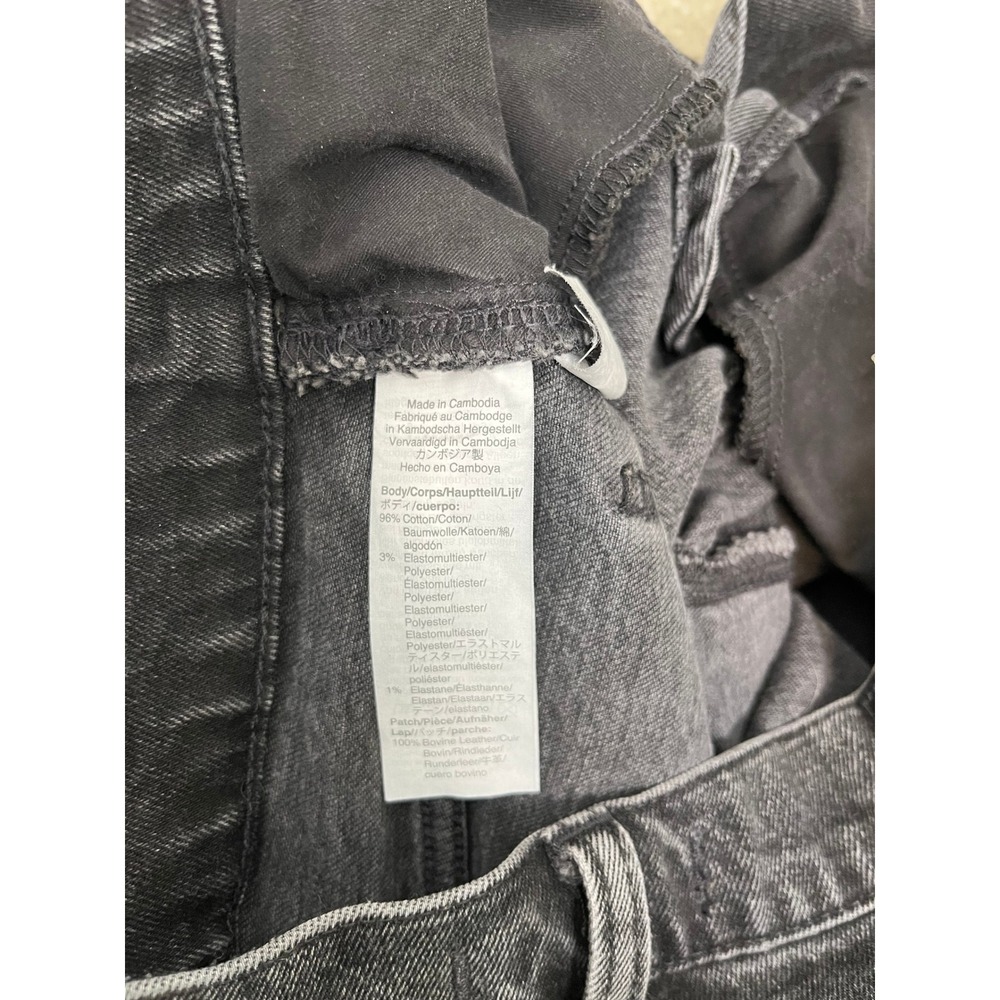 Madewell The Perfect Vintage Jean Faded Black High Rise Straight Leg Denim 28 - Picture 9 of 10